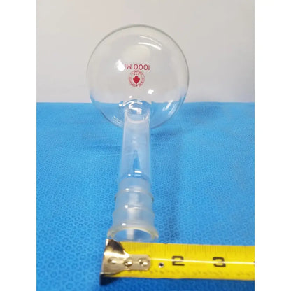 Ace Glass Long Neck Round Bottom Flask – Borosilicate Glass Laboratory Vessel (Vintage) Laboratory Glassware, second-hand product photo 6