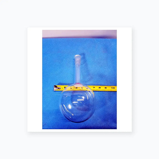 Ace Glass Long Neck Round Bottom Flask – Borosilicate Glass Laboratory Vessel (Vintage) Laboratory Glassware, second-hand product photo 2