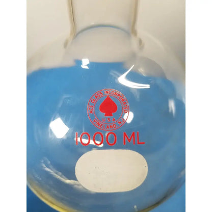 Ace Glass Long Neck Round Bottom Flask – Borosilicate Glass Laboratory Vessel (Vintage) Laboratory Glassware, second-hand product photo 4