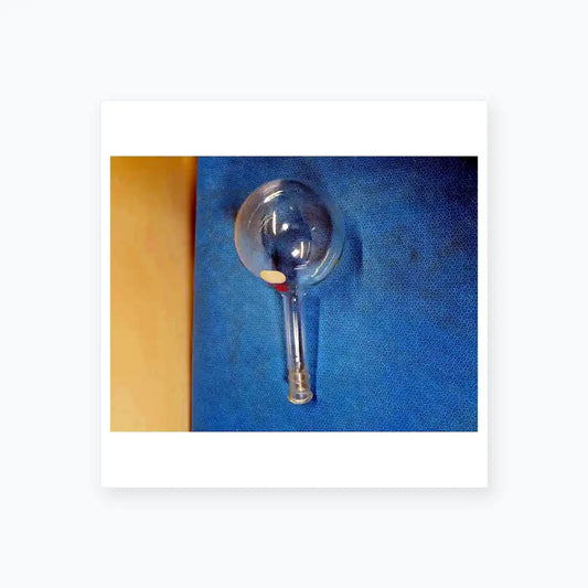 Ace Glass Long Neck Round Bottom Flask – Borosilicate Glass Laboratory Vessel (Vintage) Laboratory Glassware, second-hand product photo 1