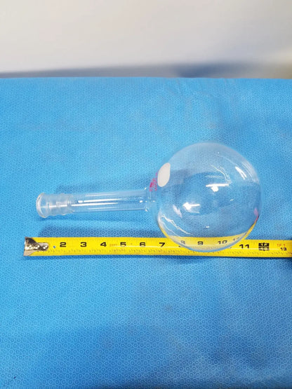 Ace Glass Long Neck Round Bottom Flask – Borosilicate Glass Laboratory Vessel (Vintage) Laboratory Glassware, second-hand product photo 3