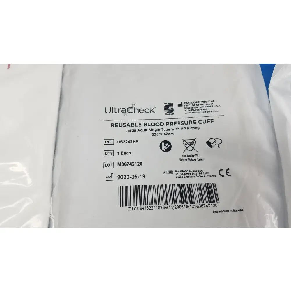 Critikon Ultracheck and Welch Allyn Lot - 3 Critikon Ultracheck and Welch Allyn Disposable Blood Pressure Cuffs Disposable Blood Pressure Cuffs, second-hand product photo 4