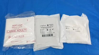Critikon Ultracheck and Welch Allyn Lot - 3 Critikon Ultracheck and Welch Allyn Disposable Blood Pressure Cuffs Disposable Blood Pressure Cuffs, second-hand product photo 1
