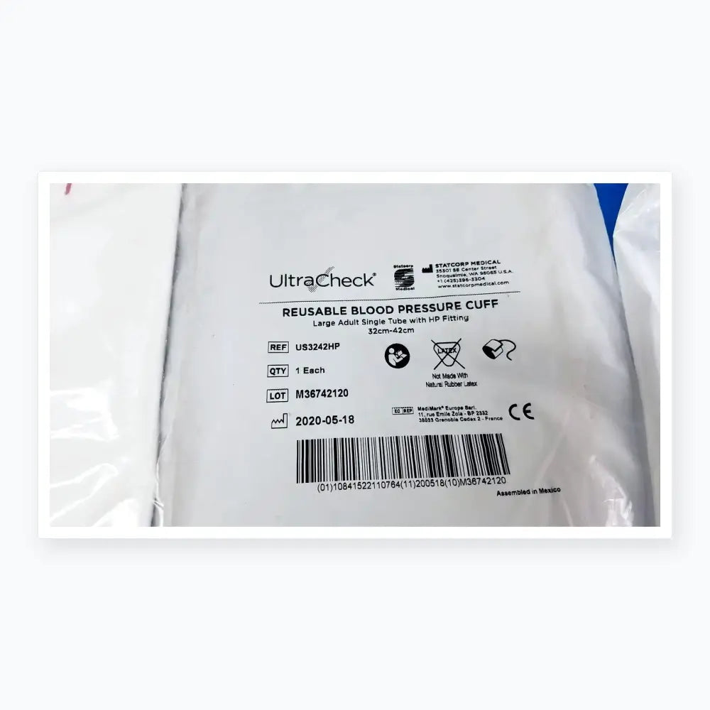 Critikon Ultracheck and Welch Allyn Lot - 3 Critikon Ultracheck and Welch Allyn Disposable Blood Pressure Cuffs Disposable Blood Pressure Cuffs, second-hand product photo 4