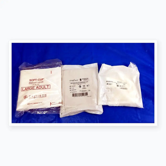Critikon Ultracheck and Welch Allyn Lot - 3 Critikon Ultracheck and Welch Allyn Disposable Blood Pressure Cuffs Disposable Blood Pressure Cuffs, second-hand product photo 1