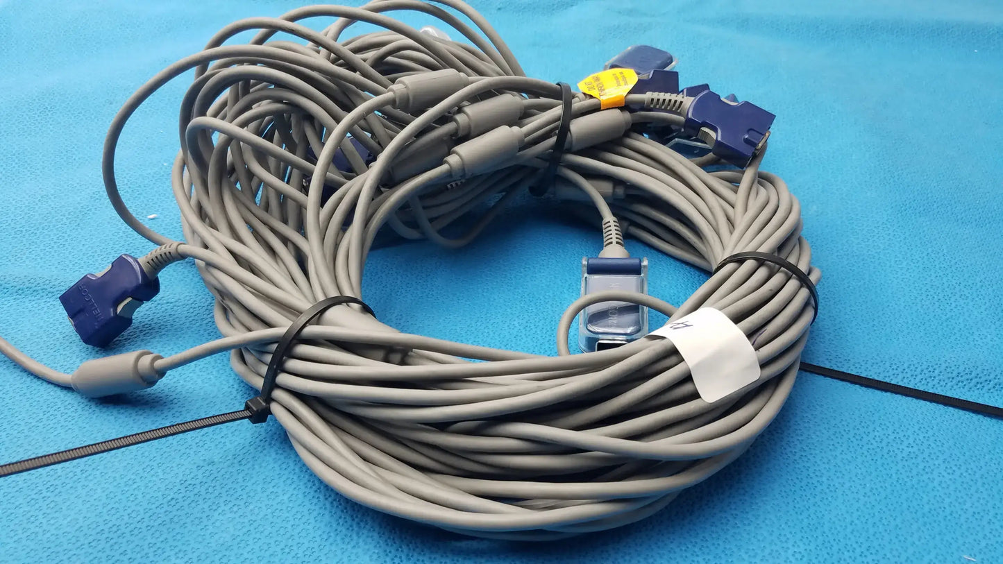 Reuse Medical Equipment LOT OF 10 GE Nellcor OxiMax SpO2 Interface Cable Vital Signs Monitor Accessories, second-hand product photo 8