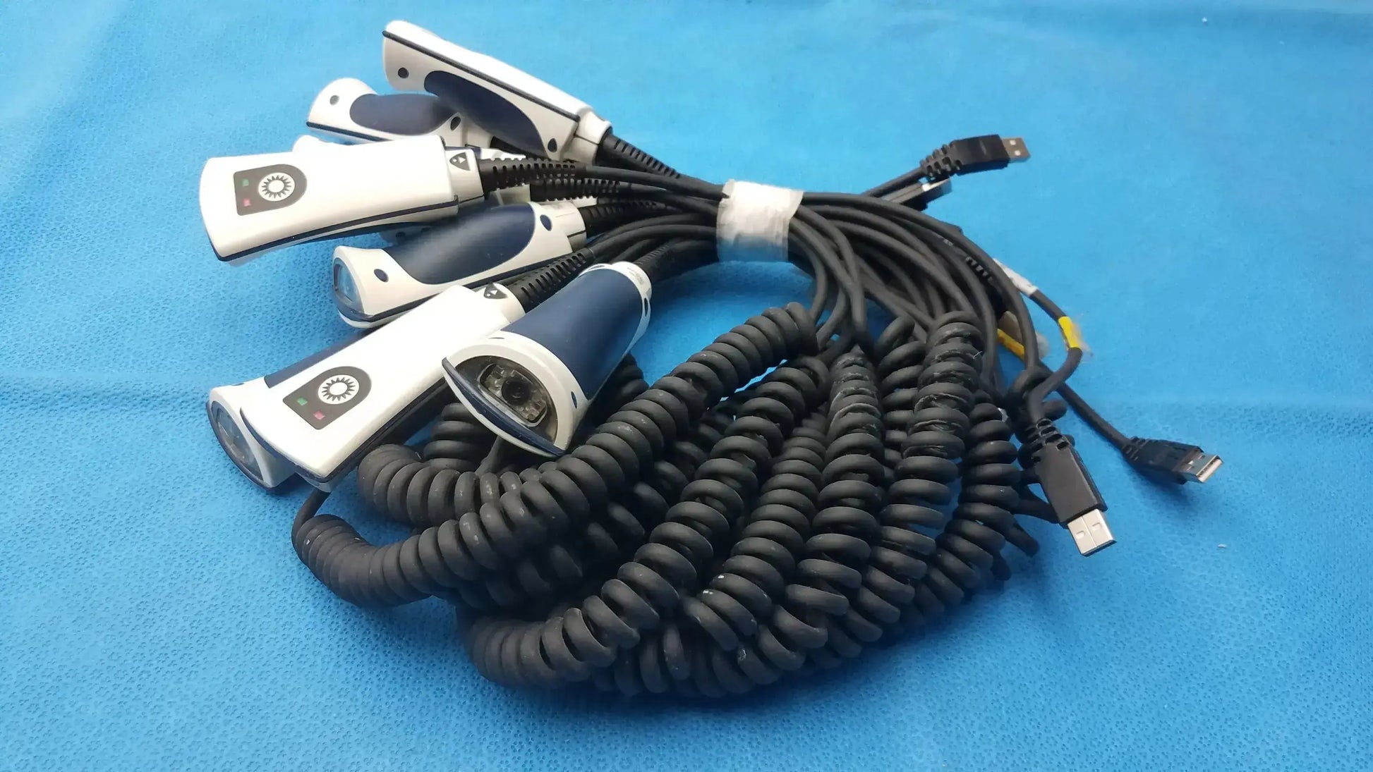 Jadak Lot of 10 Jadak CBL-0144 Medical Handheld Barcode Scanner Handheld Barcode Scanner, second-hand product photo 4