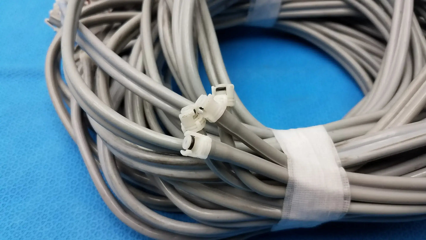 Reuse Medical Equipment Lot of 10 NiBP Air Hose Fast Connector Double Tube NiBP Air Hose Fast Connector, second-hand product photo 5