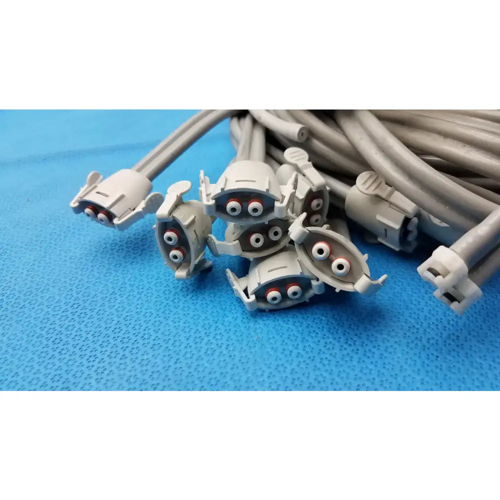 Reuse Medical Equipment Lot of 10 NiBP Air Hose Fast Connector Double Tube NiBP Air Hose Fast Connector, second-hand product photo 3