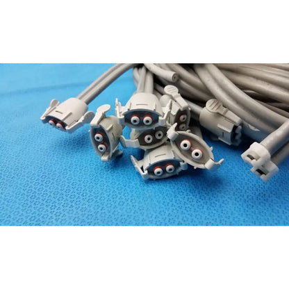 Reuse Medical Equipment Lot of 10 NiBP Air Hose Fast Connector Double Tube NiBP Air Hose Fast Connector, second-hand product photo 3