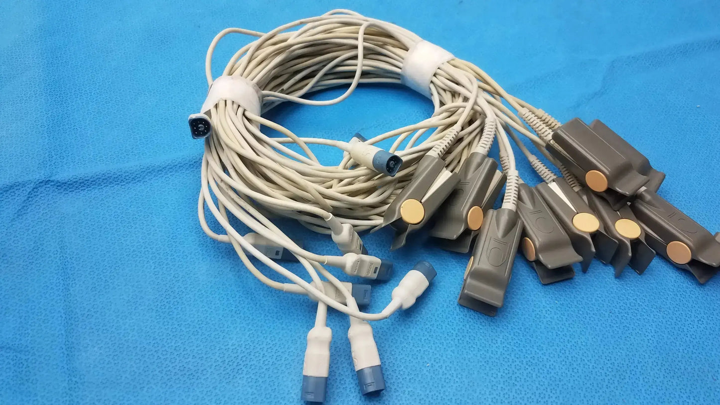 Philips Lot of 10 Philips M1196A SpO2 Adult Finger Clip Sensor Adult Finger Clip Sensor, second-hand product photo 4