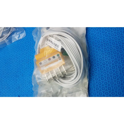 Lot of 10 Renu Medical AMC 5 Lead DIN to Pinch Telemetry Leadset Ref RM-LW-329DS50/5AT - Telemetry Leadset
