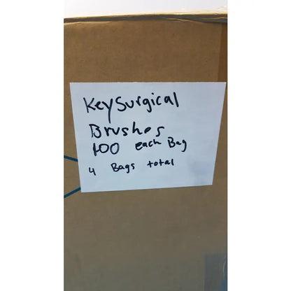 Lot of 100 Key Surgical Instrument Cleaning Brushes Toothbrush Style - Cleaning Brush