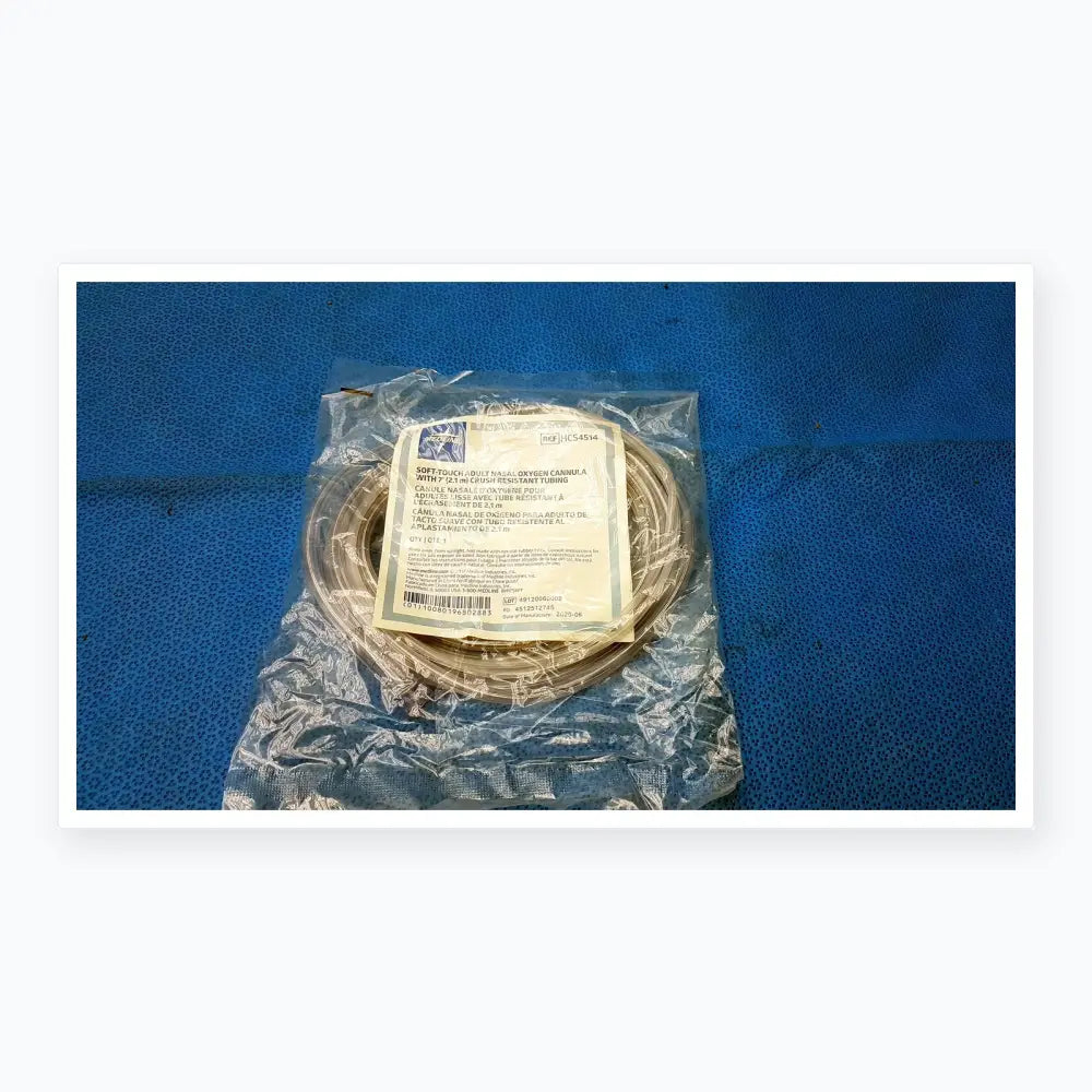 Lot of 104 Medline HCS4514 Adult Nasal Oxygen Cannula With 7ft Crush Resistant Tubing