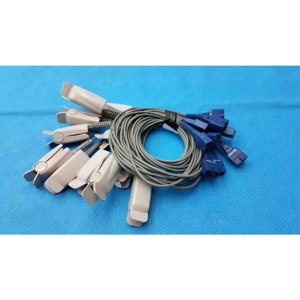 Nellcor Lot of 11 Nellcor DS-100A SpO2 Adult Finger Clip Sensors Adult Finger Clip Sensor, second-hand product photo 2