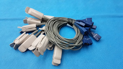 Nellcor Lot of 11 Nellcor DS-100A SpO2 Adult Finger Clip Sensors Adult Finger Clip Sensor, second-hand product photo 2