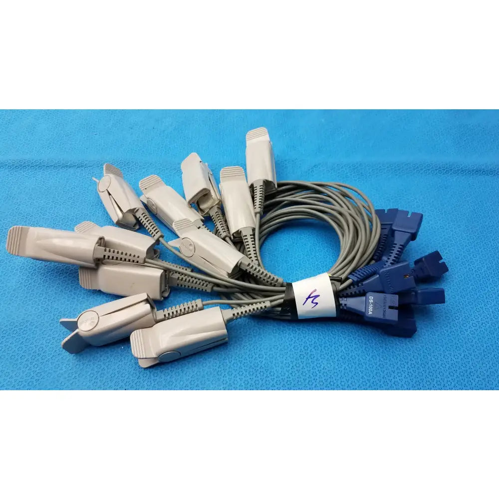Nellcor Lot of 11 Nellcor DS-100A SpO2 Adult Finger Clip Sensors Adult Finger Clip Sensor, second-hand product photo 7