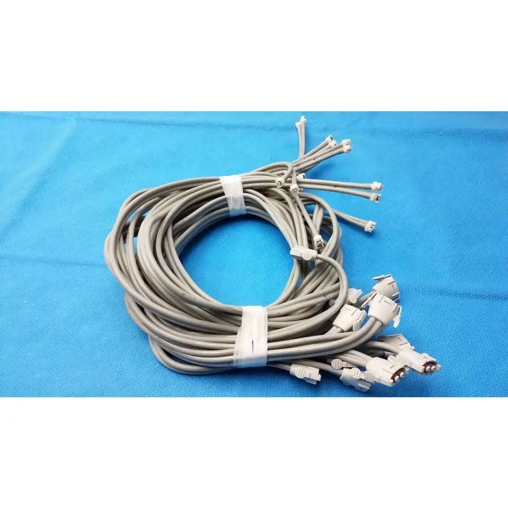 Reuse Medical Equipment Lot of 12 NiBP Air Hose Fast Connector Double Tube NiBP Air Hose Fast Connector, second-hand product photo 1