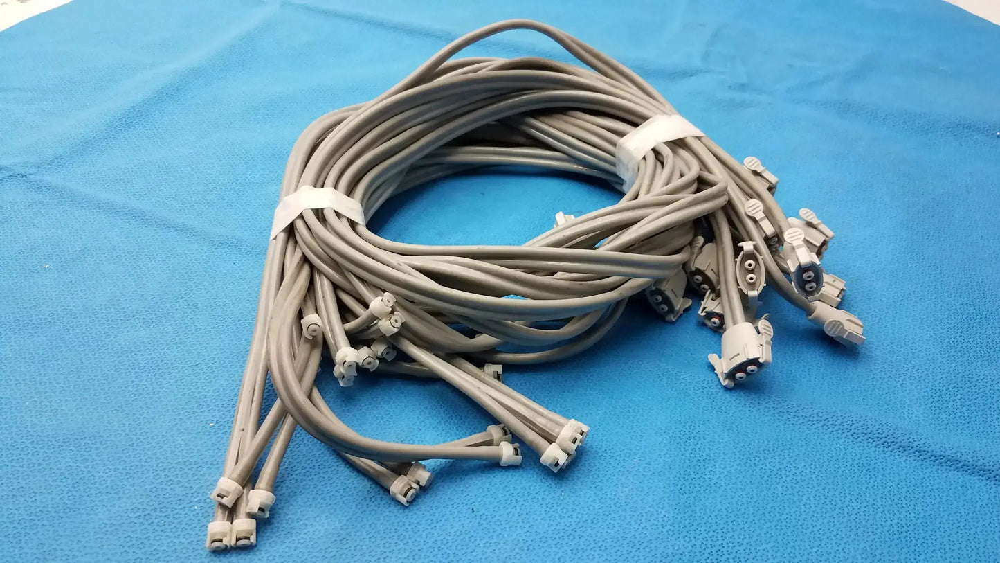 Reuse Medical Equipment Lot of 12 NiBP Air Hose Fast Connector Double Tube NiBP Air Hose Fast Connector, second-hand product photo 6