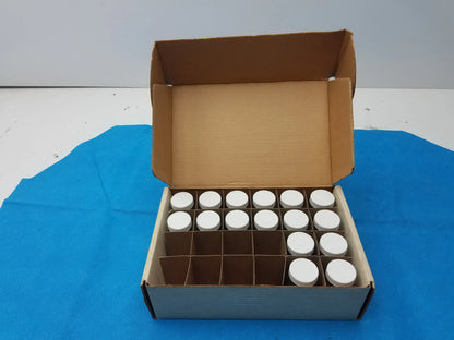 Reuse Medical Equipment Lot of 16 Scintillation Vials Glass Jar Scintillation Vial / Glass Jar, second-hand product photo 2