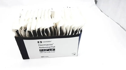 Covidien Lot of 18 Covidien Dermacea Abdominale Ref: 7197D, 7 1/2x8” Abdominal Pad, new product photo 3