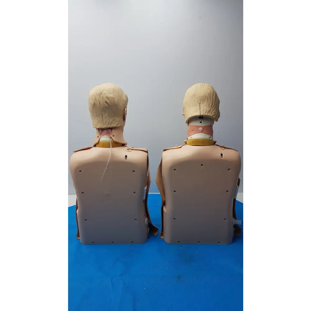 Lot of 2 Adult CPR Training Manikin Full Torso QCPR Electronic Dummy - CPR Training Manikin Torsos