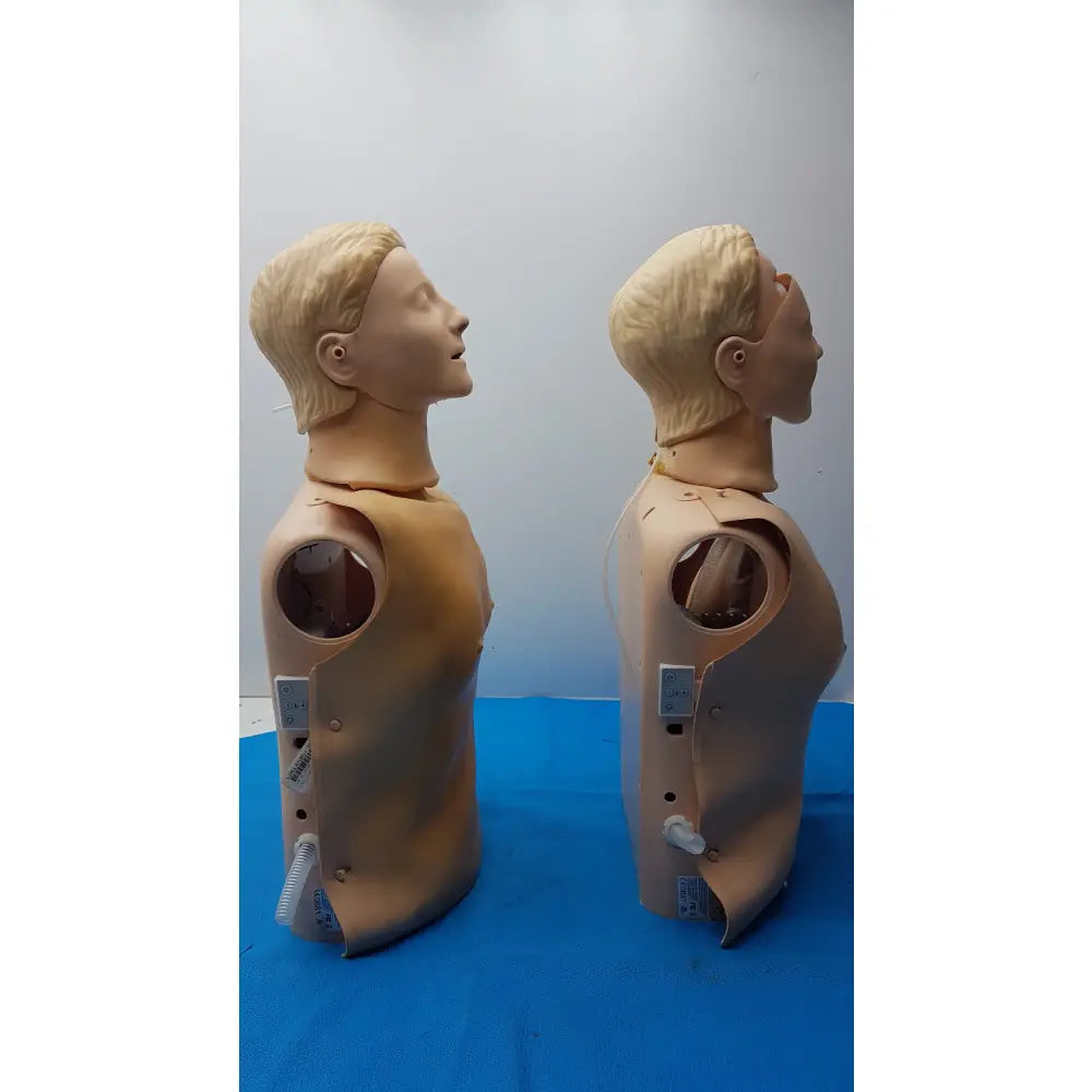 Lot of 2 Adult CPR Training Manikin Full Torso QCPR Electronic Dummy - Adult CPR Training Manikin