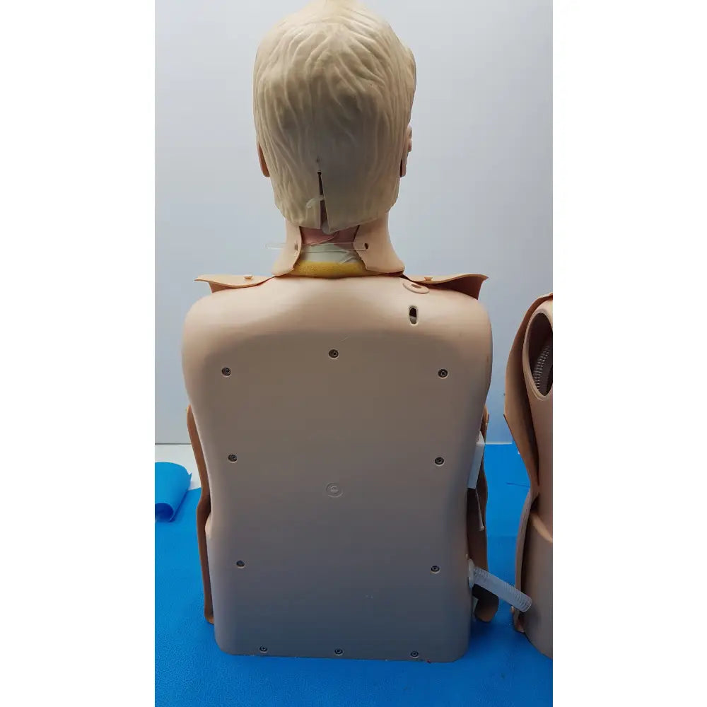 Lot of 2 Adult CPR Training Manikin Full Torso QCPR Electronic Dummy - Adult CPR Training Manikin
