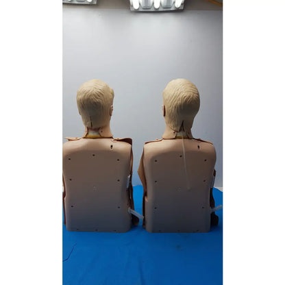 Lot of 2 Adult CPR Training Manikin Full Torso QCPR Electronic Dummy - Adult CPR Training Manikin