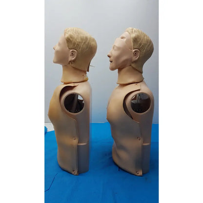Lot of 2 Adult CPR Training Manikin Full Torso QCPR Electronic Dummy - Adult CPR Training Manikin