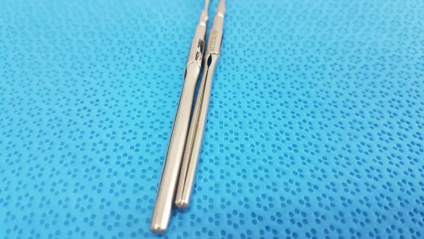 AESCULAP Lot of = 2 AESCULAP Laparoscopic Dissecting Forceps - P0657R Laparoscopic Dissecting Forceps, second-hand product photo 4