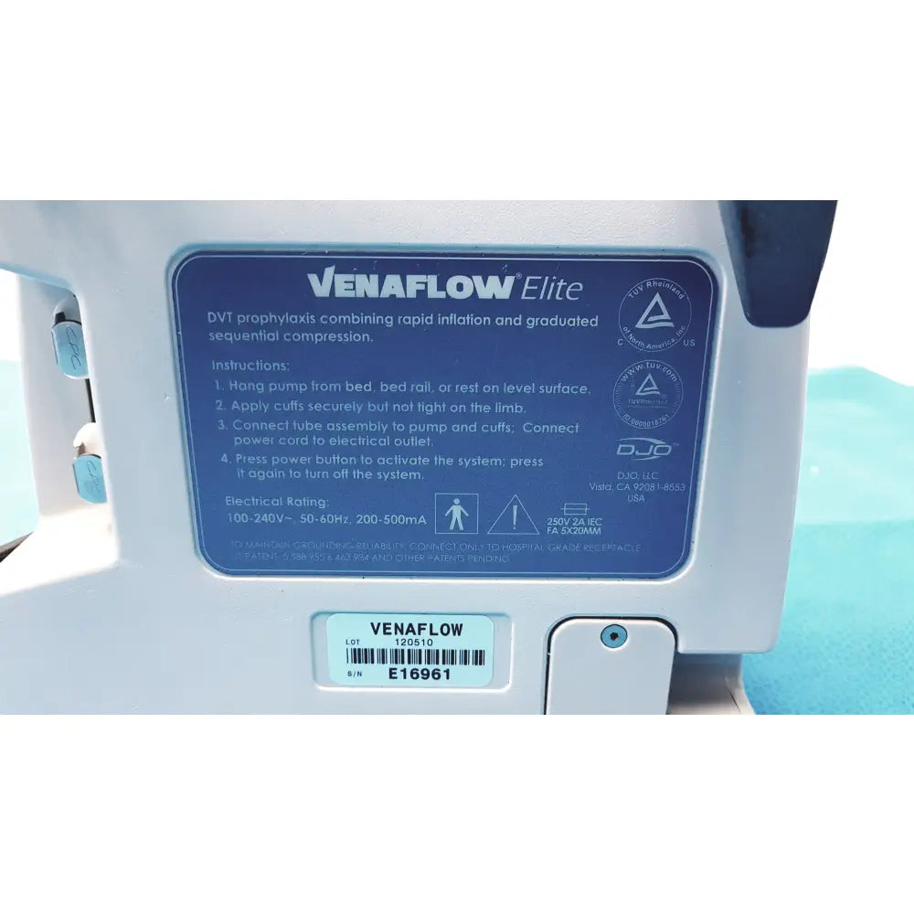 Lot of 2 Aircast VenaFlow Elite Vascular System - Intermittent Pneumatic Compression System
