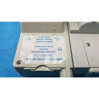 Lot of 2 Baxter Sigma Spectrum Infusion Pumps With AC Power Adapters P/N 35162 - Volumetric Large Volume Infusion Pump
