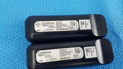 Bayer Lot of 2 - Bayer Contour Next Link 2.4 Glucose Meter Medtronic Diabetes Monitor Glucose Meter, second-hand product photo 5