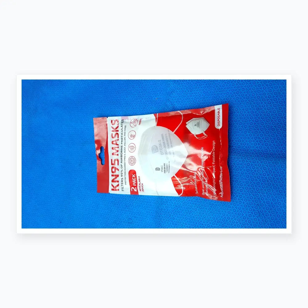 Lot of 2 Dasheng KN95 Face Masks Disposable Protective Safety Mask