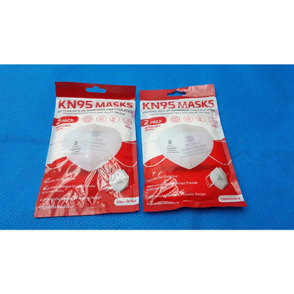 Lot of 2 Dasheng KN95 Face Masks Disposable Protective Safety Mask - KN95 Face Mask