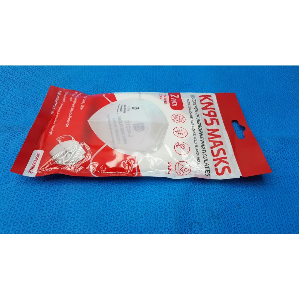 Lot of 2 Dasheng KN95 Face Masks Disposable Protective Safety Mask - KN95 Face Mask