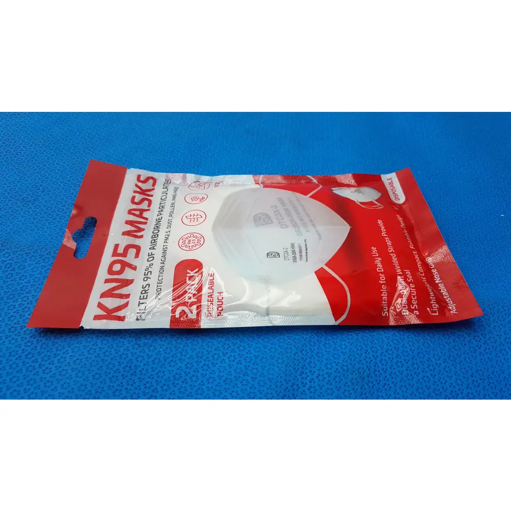 Lot of 2 Dasheng KN95 Face Masks Disposable Protective Safety Mask - KN95 Face Mask