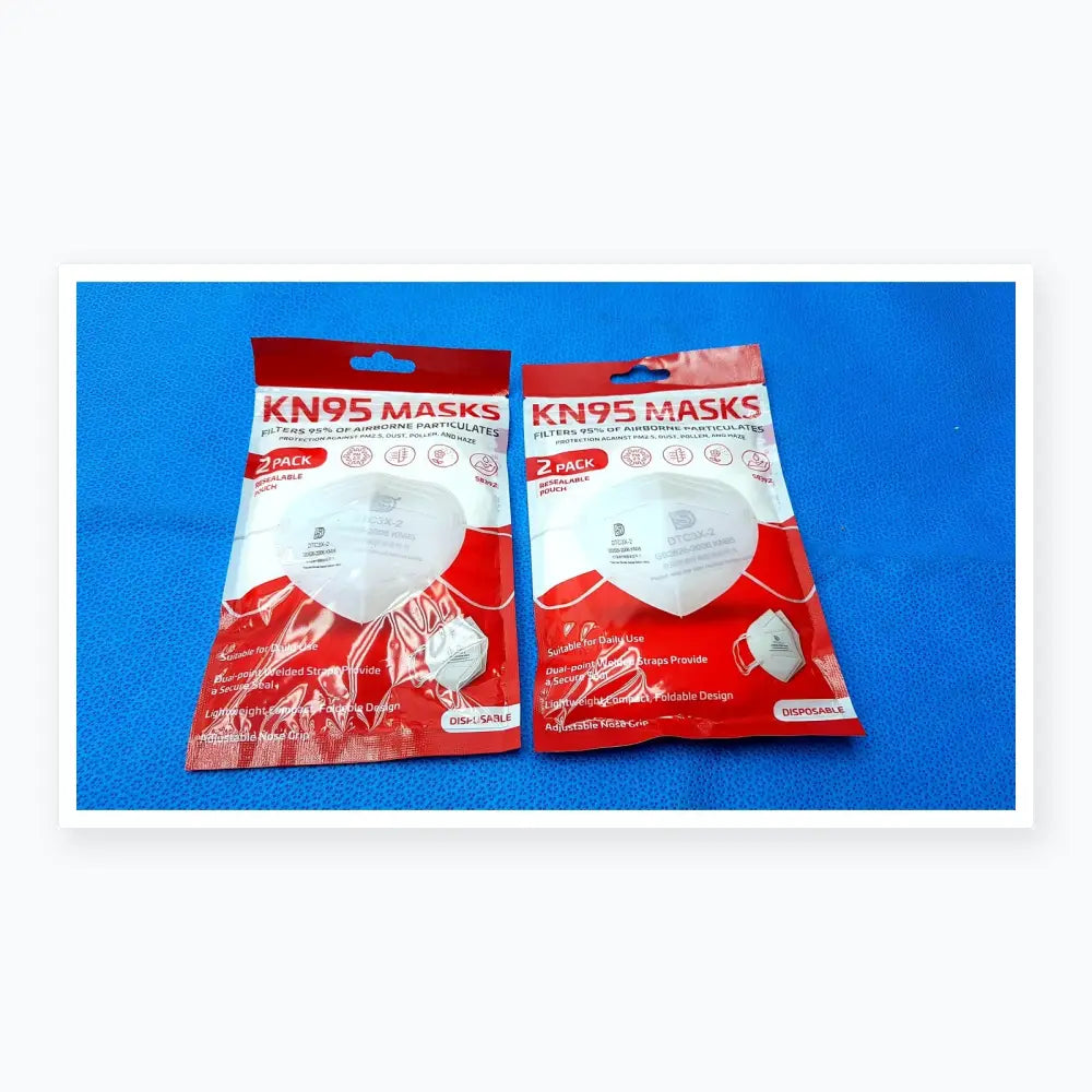 Lot of 2 Dasheng KN95 Face Masks Disposable Protective Safety Mask