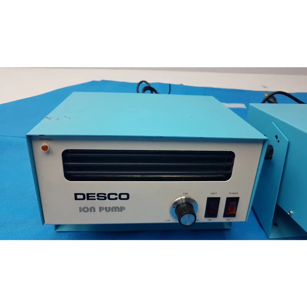 Lot of 2 Desco A60408 Bench Top Ionizer 110V - Benchtop Static Control Ionizing Blower