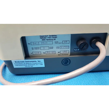 Lot of 2 Eppendorf Benchtop Compact Laboratory Centrifuges - Benchtop laboratory centrifuge