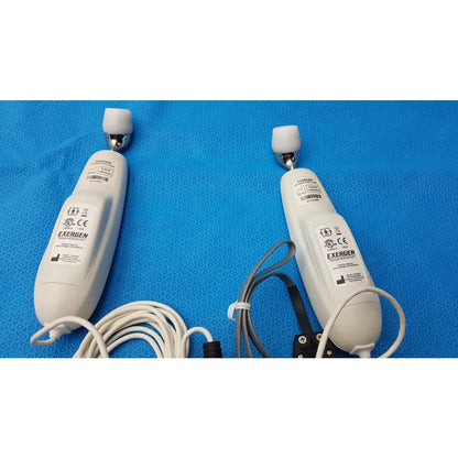 Lot of 2 Exergen TAT-5000S-RS232-CORO Temporal Scanner Thermometer - Temporal Scanner Thermometer