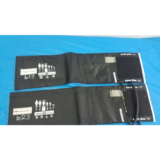 Henry Schein Lot of - 2 Henry Schein Blood Pressure Cuff Adult 11 Blood Pressure Cuff, second-hand product photo 1
