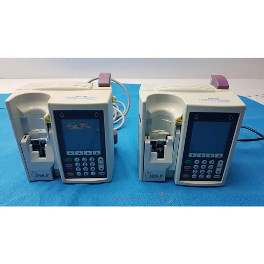 Lot of 2 Hospira Infusion pumps S/N 16013880 - Volumetric Single-Channel Dual-Line Infusion Pump