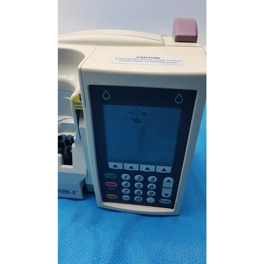 Lot of 2 Hospira Infusion pumps S/N 16013880 - Volumetric Single-Channel Dual-Line Infusion Pump