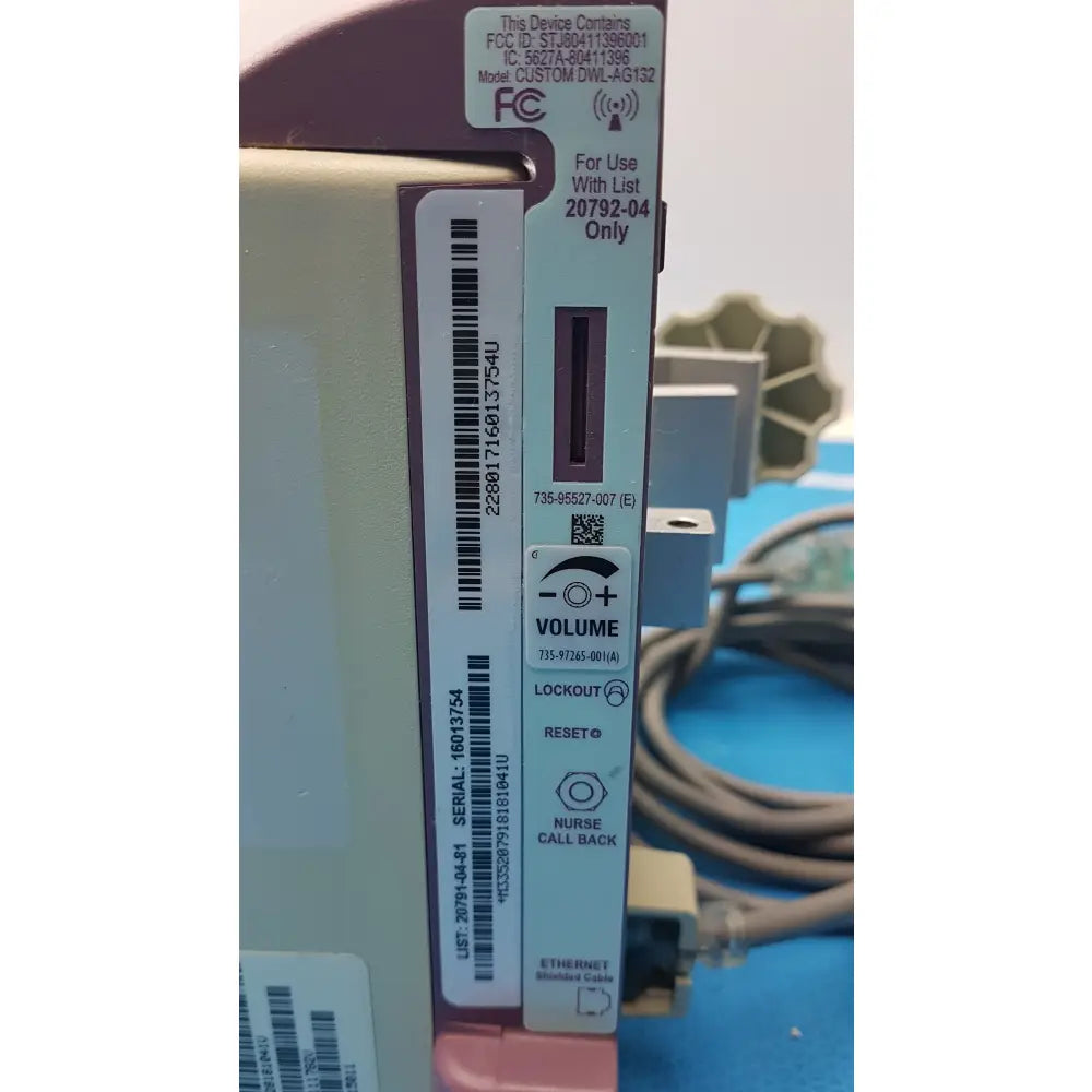 Lot of 2 Hospira Plum A+ Infusion pumps - Volumetric Single-Channel Dual-Line Infusion Pump