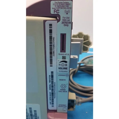 Lot of 2 Hospira Plum A+ Infusion pumps - Volumetric Single-Channel Dual-Line Infusion Pump