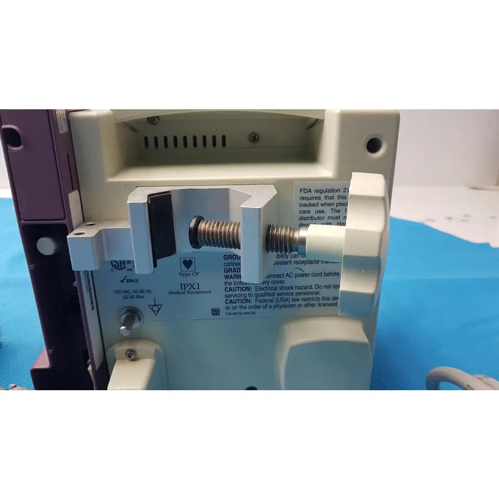 Lot of 2 Hospira Plum A+ Infusion pumps - Volumetric Single-Channel Dual-Line Infusion Pump