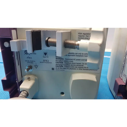 Lot of 2 Hospira Plum A+ Infusion pumps - Volumetric Single-Channel Dual-Line Infusion Pump