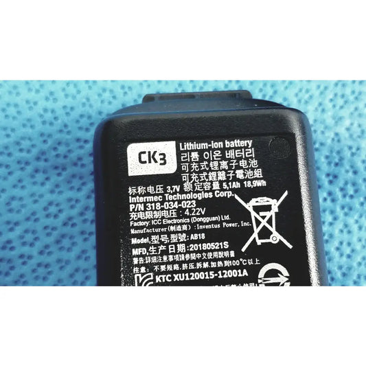 Intermec Lot of - 2 Intermec Lithium-Ion Battery Replacement P/N 318-033-021/318-034-023 Lithium‑Ion Replacement Batteries, second-hand product photo 2